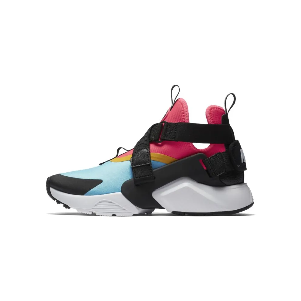 Nike Air Huarache City Multi-Color (W) Bleached Aqua/Black-Racer Pink (AH6787-400)