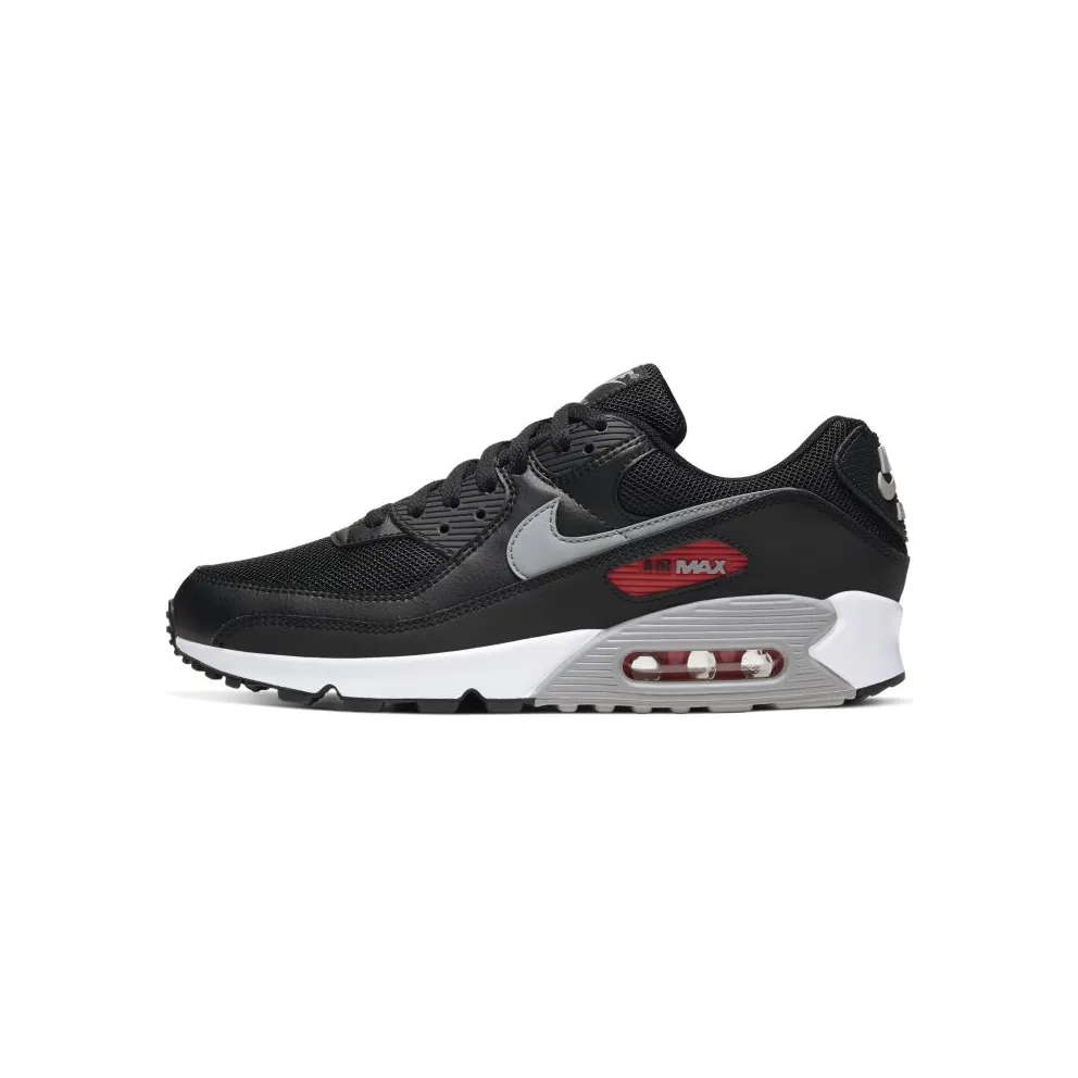 Nike Air Max 90 Black Red Black/Grey-Red (CW7481-002)