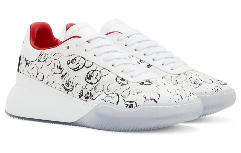 Stella McCartney White Fantasia Loop Sneakers (810071E00034) (4)