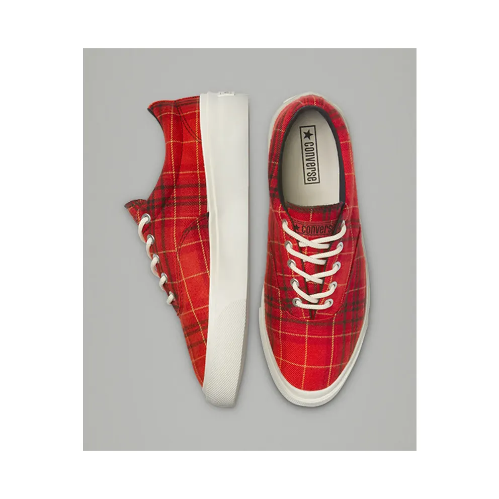 Converse Skid Grip Low ‘Twisted Plaid – Haute Red’ Haute Red/Egret/Buttercup (169219C)