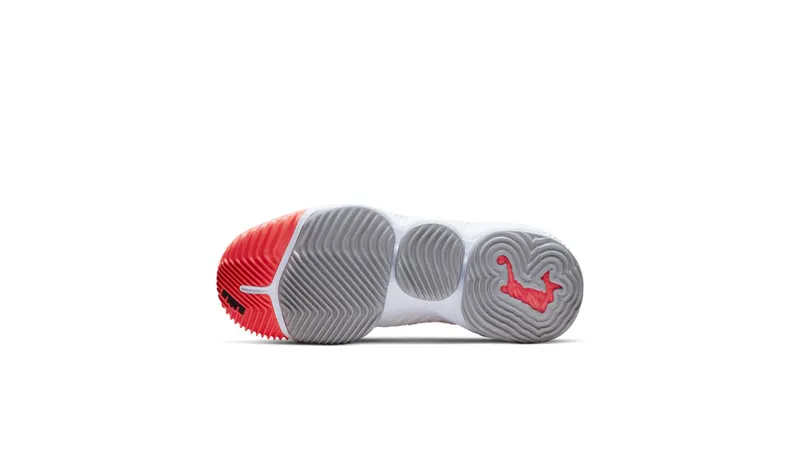 Nike LeBron 16 White Hot Lava White/Hot Lava-Flat Silver (CI1521-100)