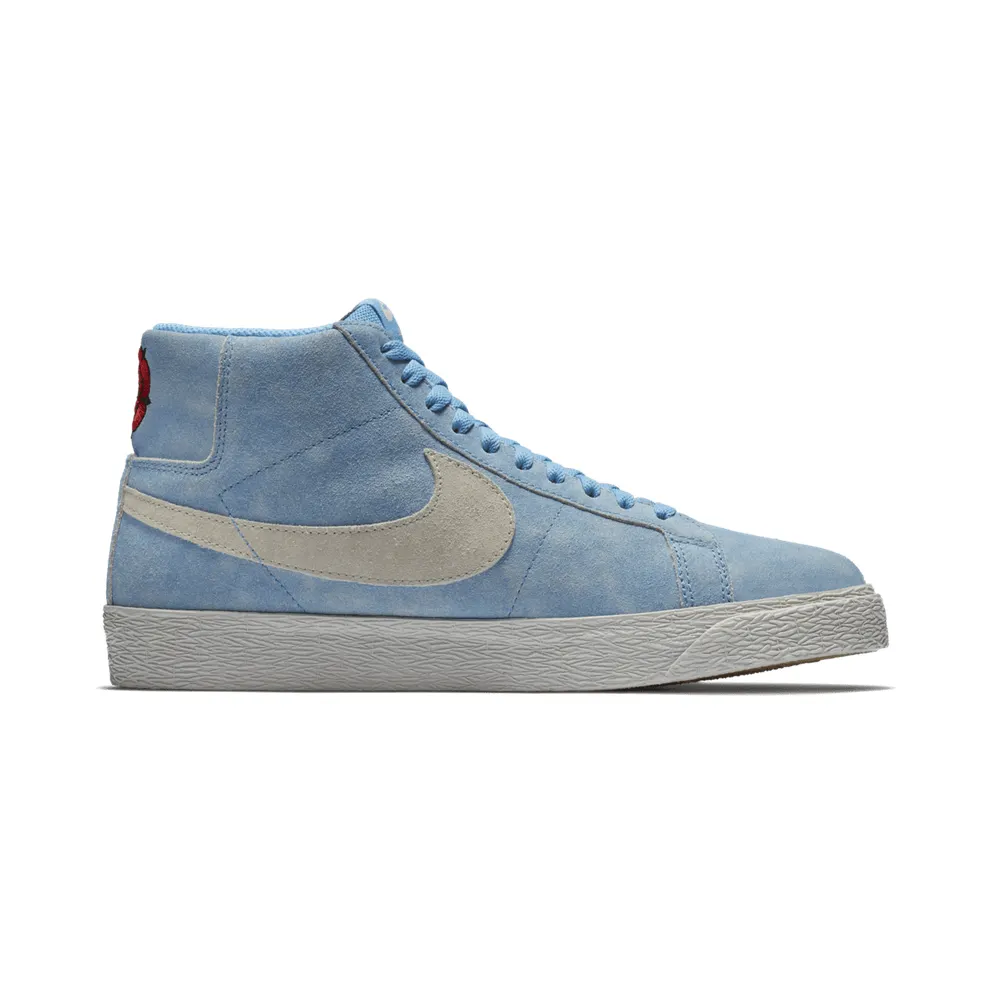 Nike SB Blazer Mid Lance Mountain English Rose University Blue/Light Bone-Habanero Red (864349-406)