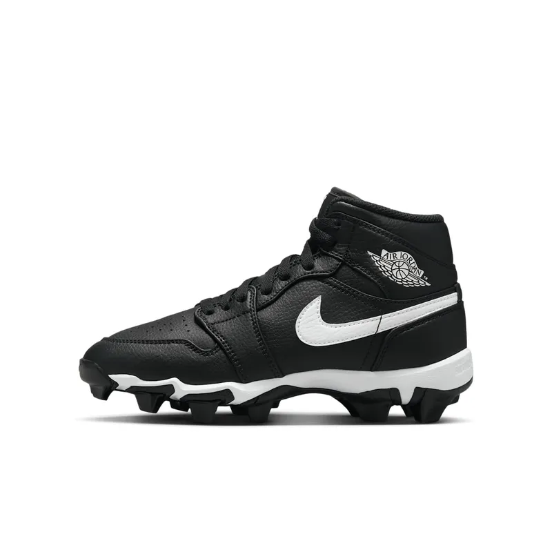 Jordan 1 Mid Cleat Black White (HF6883-001)