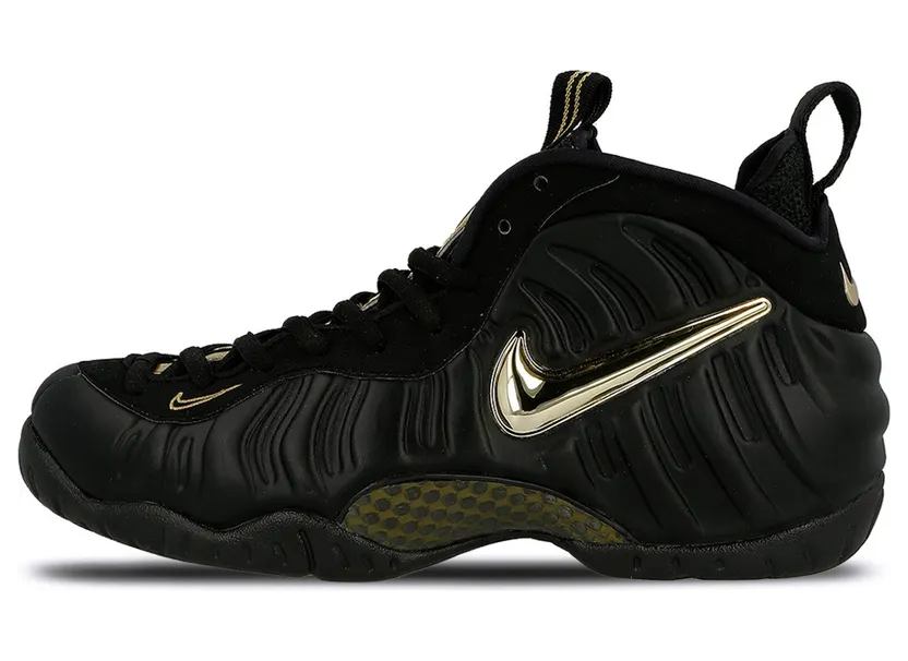Nike Air Foamposite Pro Black Metallic Gold (624041-009)