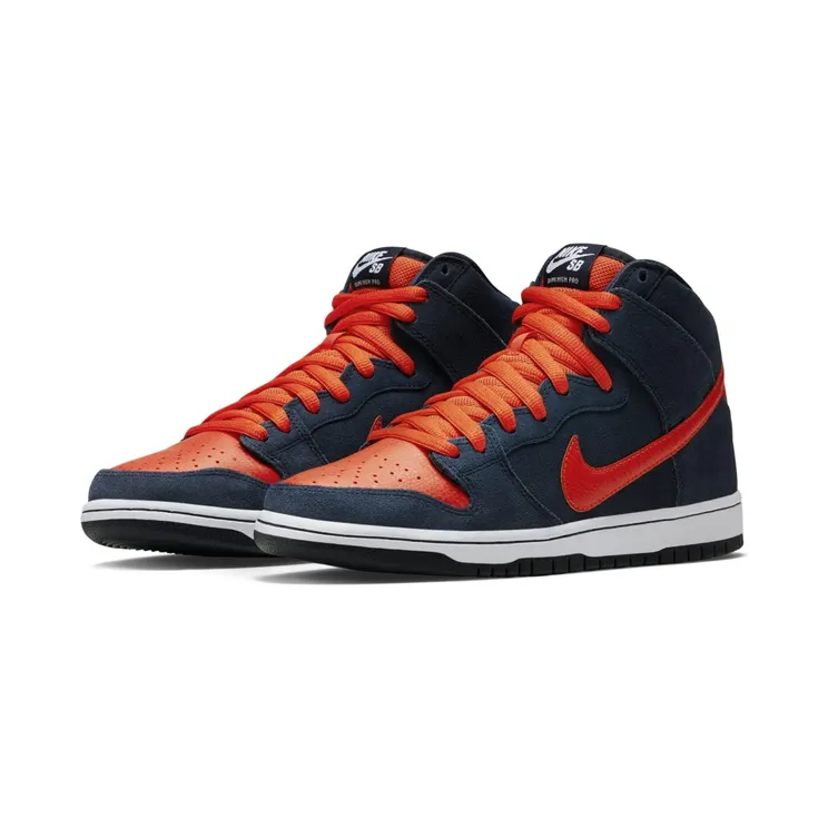 Nike Dunk High Pro SB ‘Syracuse’ Obsidian/Team Orange-White (305050-481)