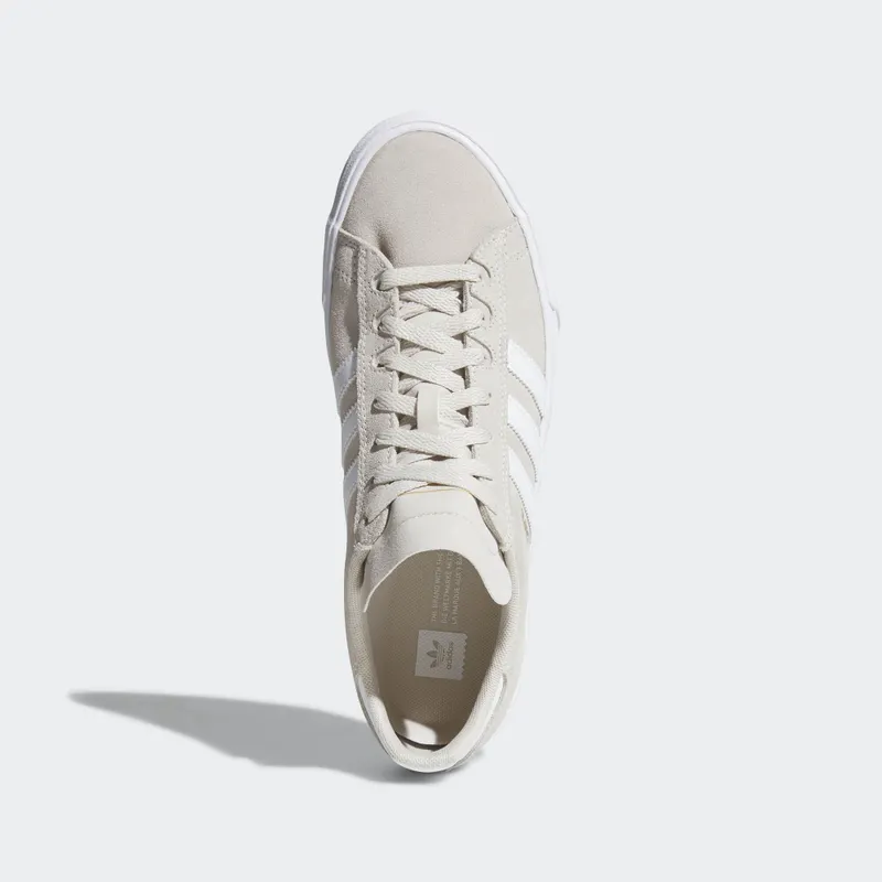 adidas Campus Vulc II Chalk White Chalk White/Cloud White-Gold Metallic (DB0385)