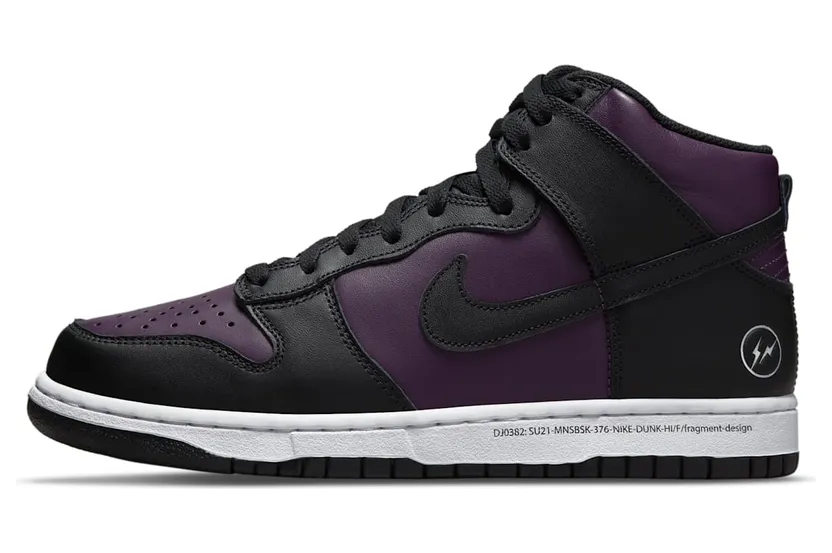 Nike x Fragment Design Dunk High Beijing (2021) – “Wine / Black / White” (DJ0382-600)