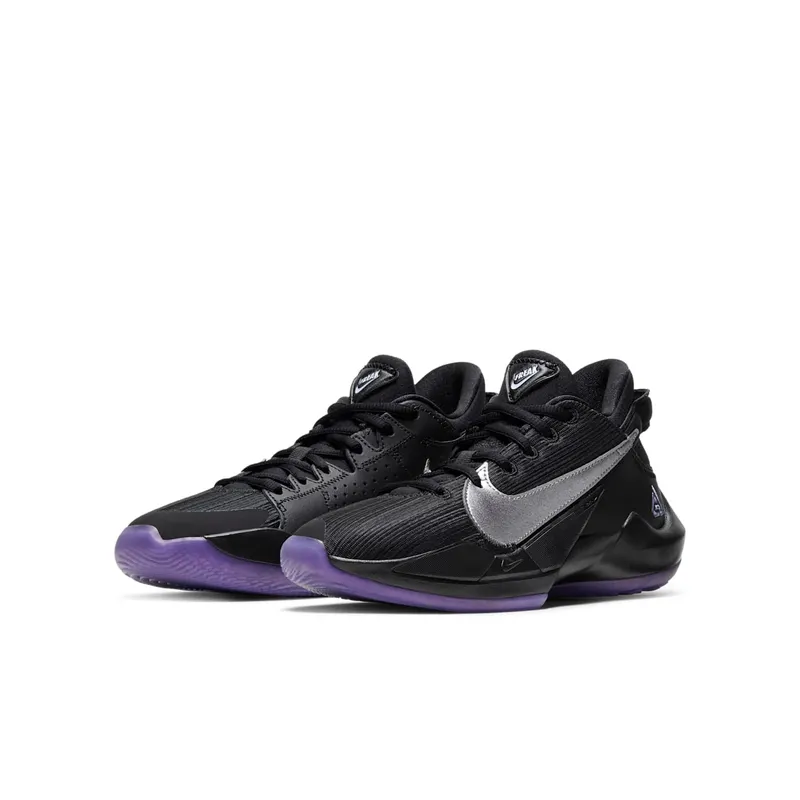Nike Zoom Freak 2 GS ‘Dusty Amethyst’ Black/Metallic Silver/Dusty Amethyst (CN8574-005)
