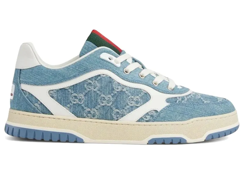 Gucci Re-Web Sneaker Light Blue Denim (834708 FAEVU 4645)