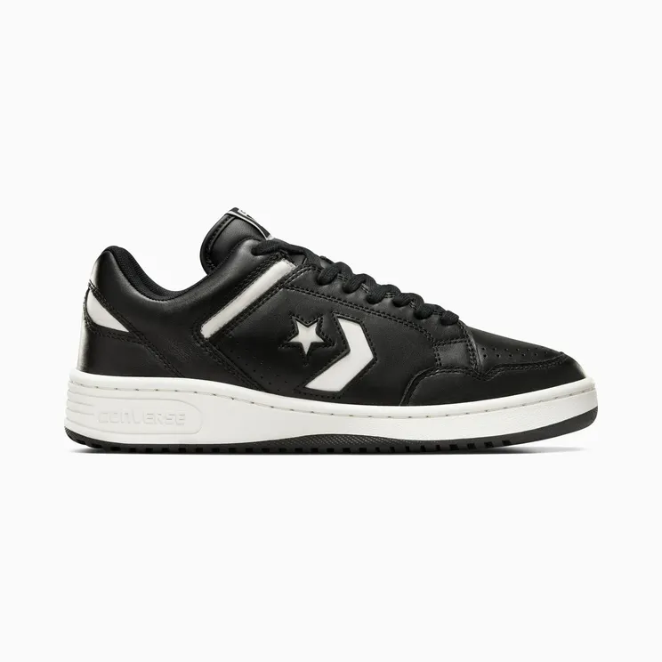 Converse Weapon Leather Black/Egret/Vintage White (A11572C)