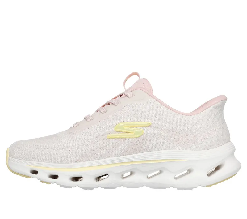 Skechers Slip-ins: GO WALK Glide-Step 2.0 – Maria Sneaker Natuurlijk/Pink