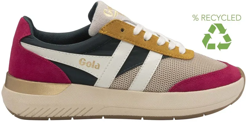 Gola sneaker tarwe/evergroen/fuchsia (CLB516FN)