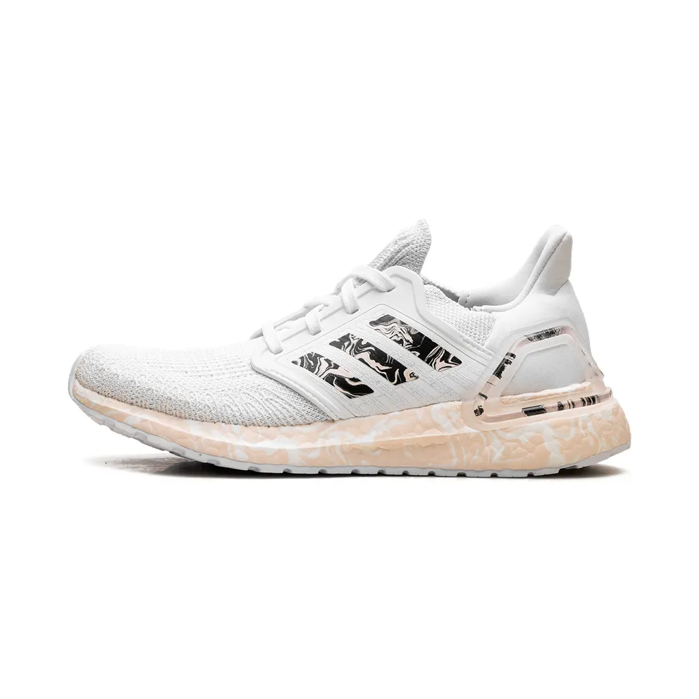 adidas Ultraboost 20 Glam Pack Laufschuh Cloud White / Pink Tint / Core Black (FW5721)