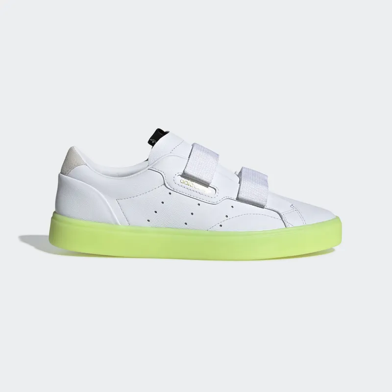 adidas Sleek S Cloud White Hi Res Yellow (W) Cloud White/Cloud White/Hi-Res Yellow (EE8279)
