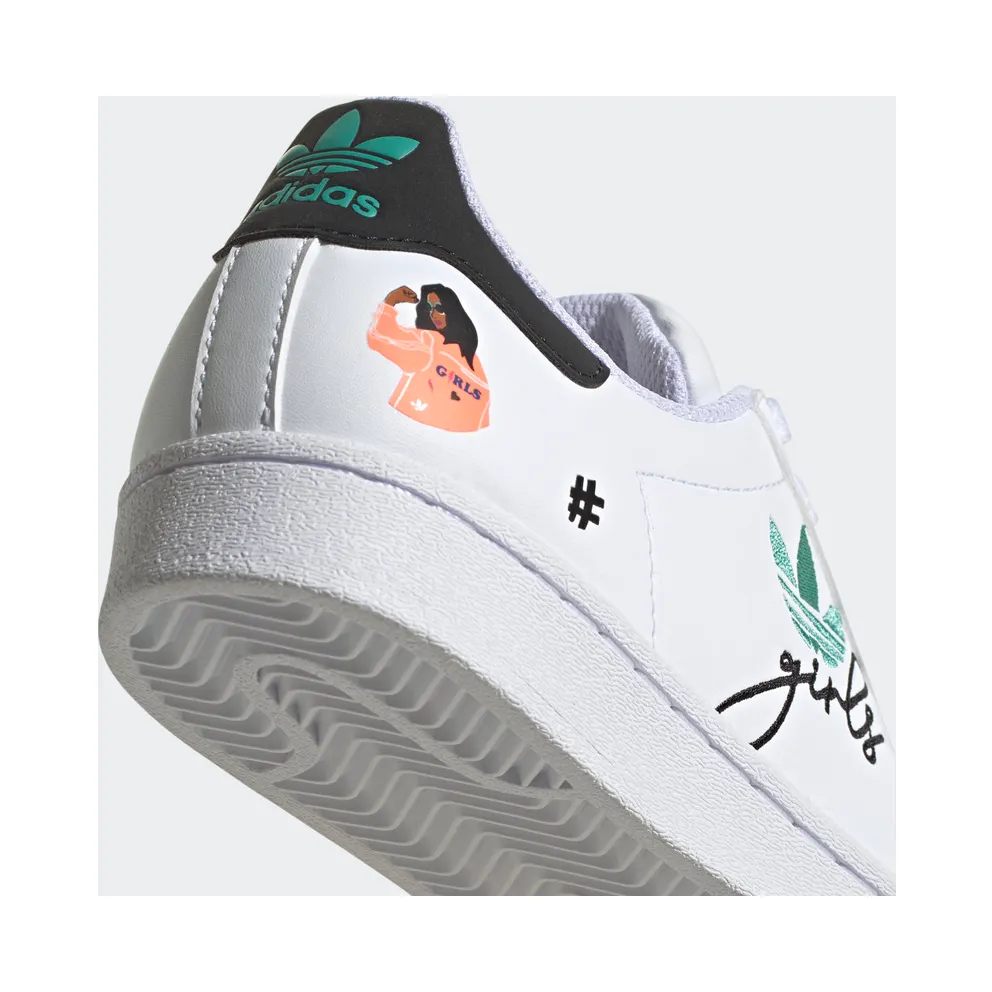 Adidas Superstar Pure Cloud White / Core Black / Gold Metallic (H03995)