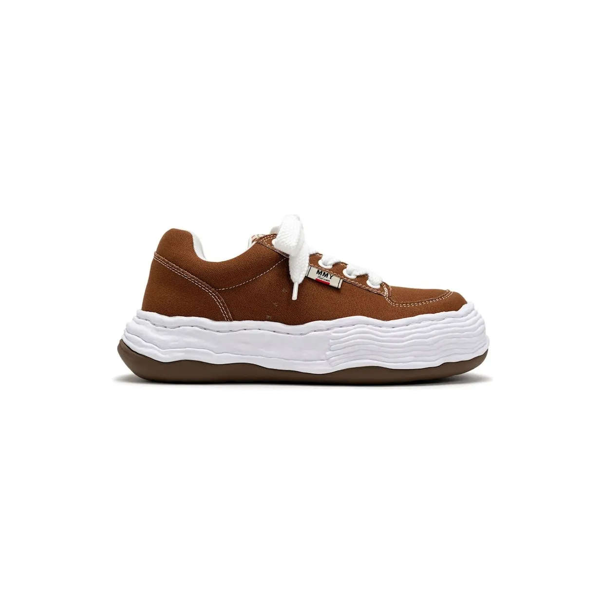 Maison Mihara Yasuhiro Oliver OG Sole Canvas Low Brown (A15FW704-BRN)