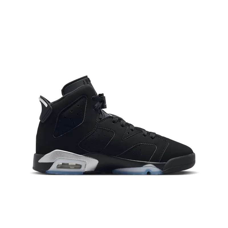 Air Jordan 6 Retro Black/Black/Metallic Silver (DX2835-001)