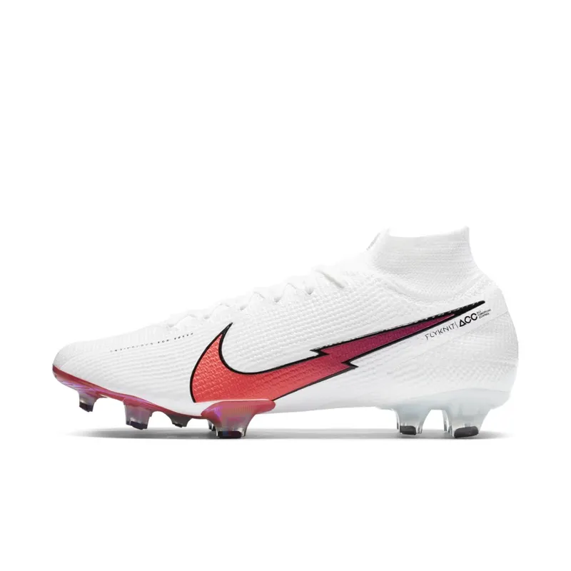 Nike Mercurial Superfly 7 Elite FG White Hyper Jade White/Hyper Jade/Flash Crimson (AQ4174-163)