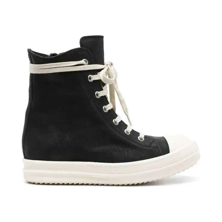 Rick Owens Lido High-Top-Sneakers “Black” (RP01D2890LOO)