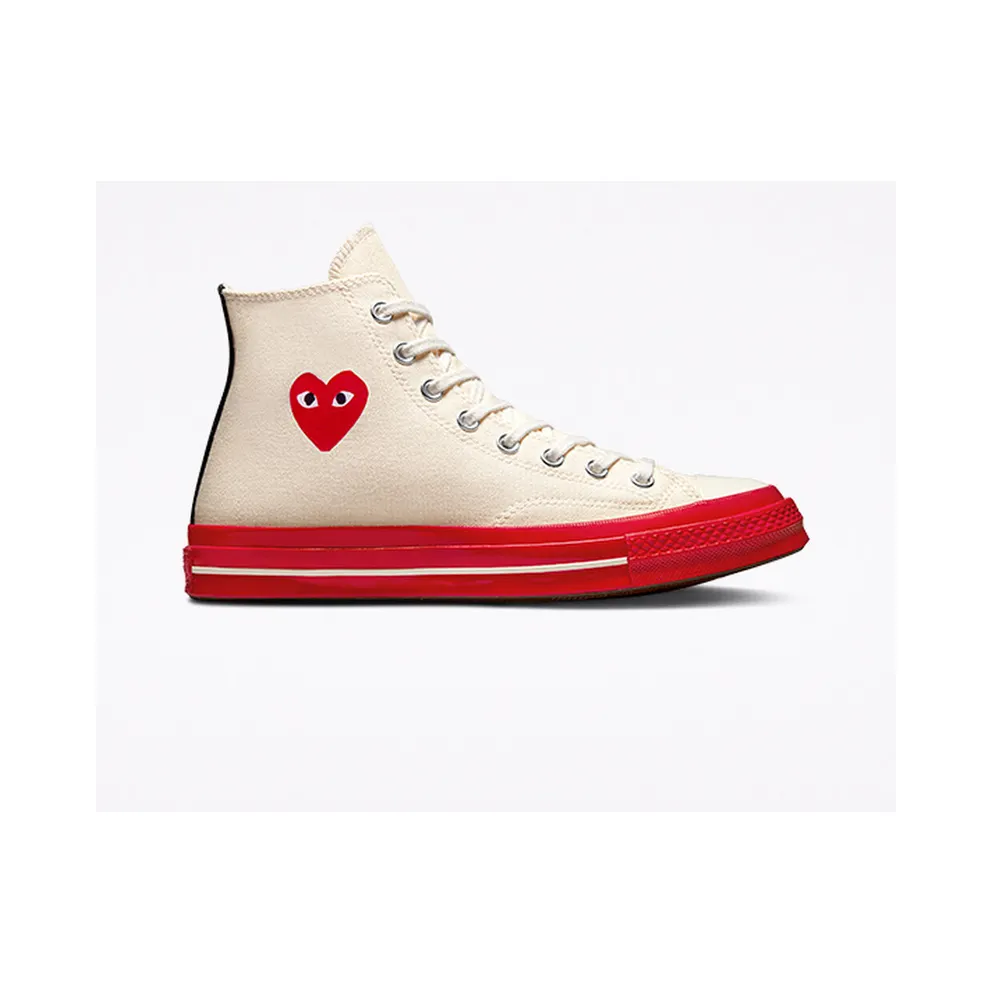 Converse Converse x Comme des Garçons PLAY Chuck 70 Pristine/Red/egret