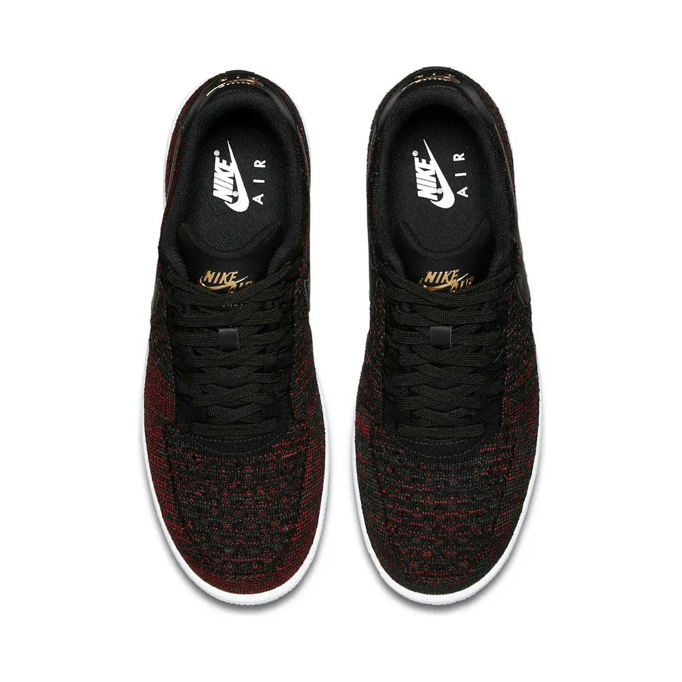 Nike Air Force 1 Ultra Flyknit Low Black Metallic Gold Black/Black-Metallic Gold (817419-005)