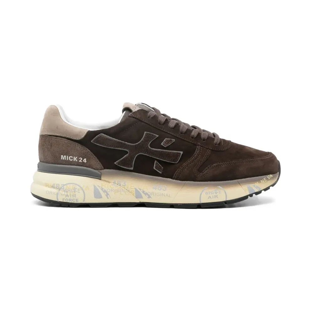 Premiata Mick mit Einsätzen aus Wildleder – Brown (MICK7898)