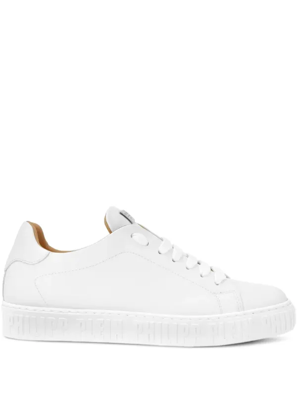 Philipp Plein Sneakers mit geprägter Sohle – Weiß (UAESWSC2790PLE005N)