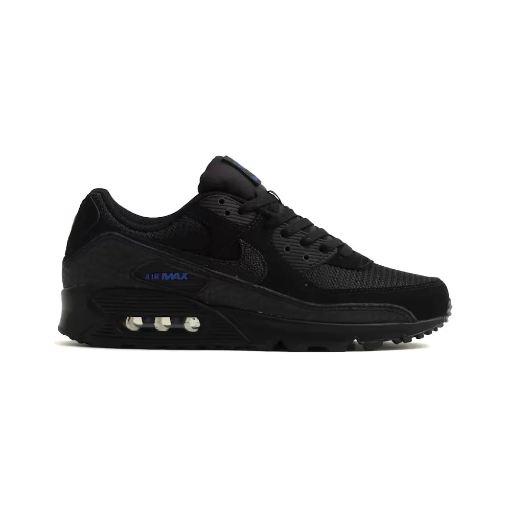 Nike Air Max 90 – “Black / Dark Smoke Grey / Old Royal / Black” (IV4454-010)