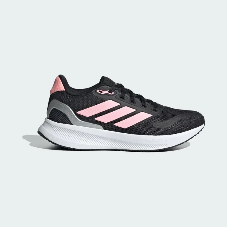 Adidas Runfalcon 5 Kids Core Black / Pink Spark / Silver Metallic (IE8585)