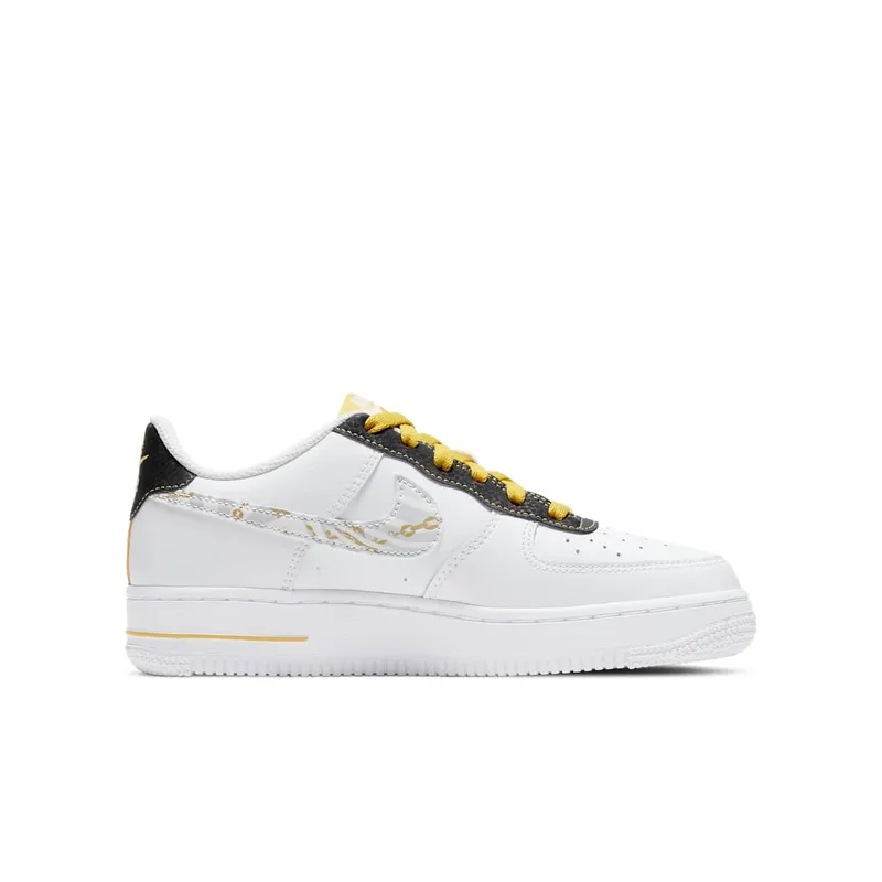 Nike Air Force 1 Low Gold Link Zebra (GS) (DH5480-100)
