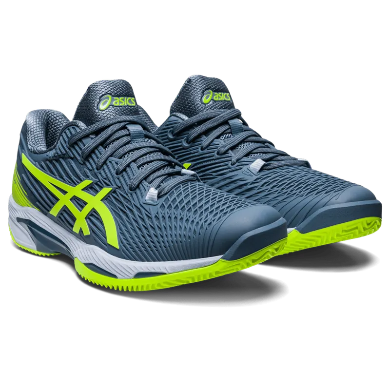 Asics SOLUTION SPEED FF 2 CLAY Steel Blue/Hazard Green (1041A187.402)