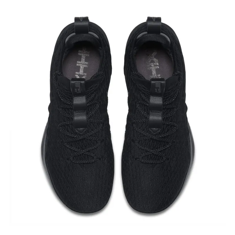 Nike LeBron 15 Low Blackout Black/Black-Thunder Grey (AO1755-004)