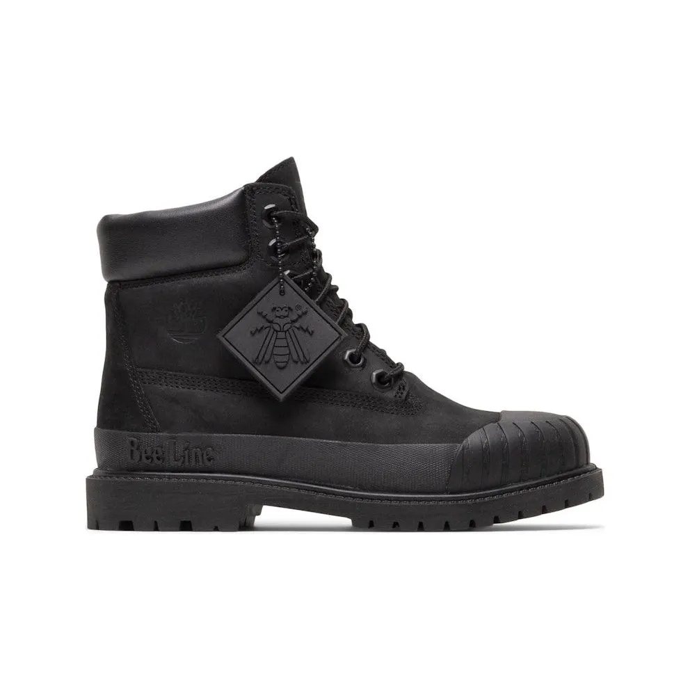 Timberland 6″ Boot Premium Bee Line Rubber Toe WP Black Nubuck (TB0A5ZRB001)