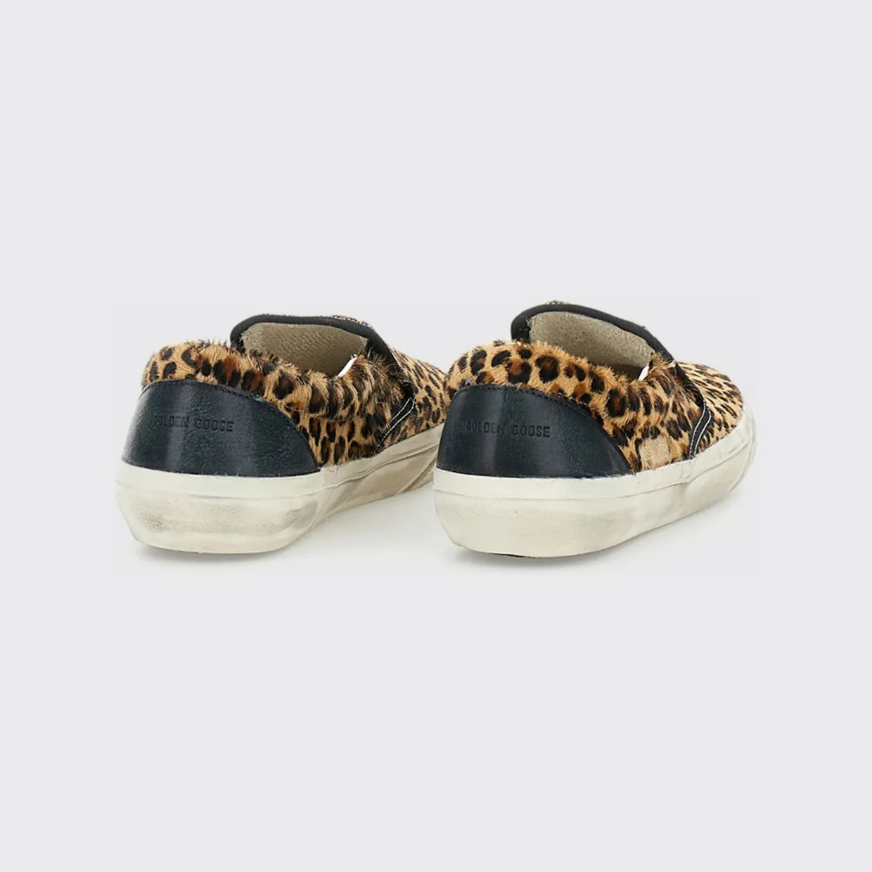 Golden goose Used Effect Animalier Pony Skin Slip On Sneakers Multicolor (GMF00306F00694890301) (2)