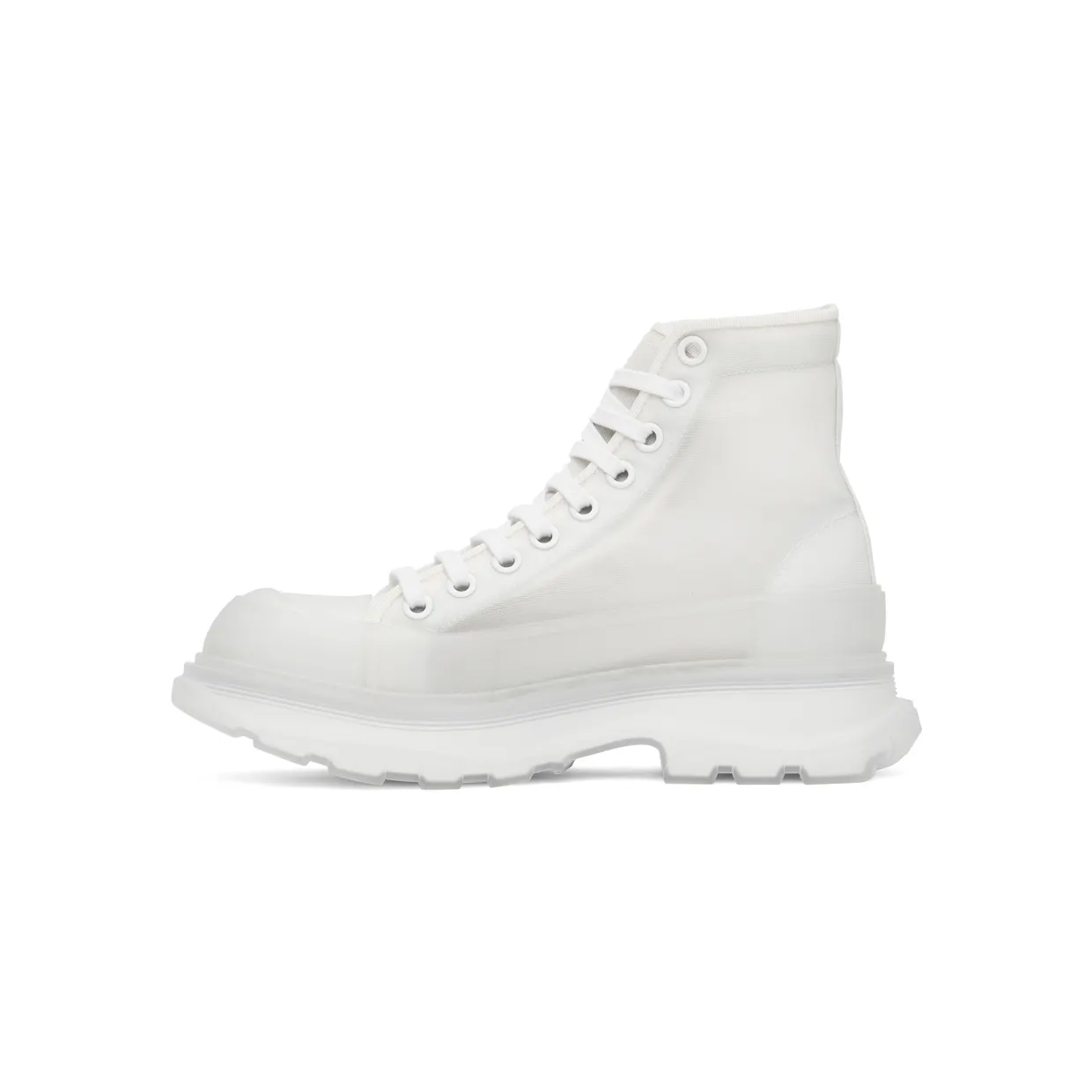 Alexander McQueen Off-White Mesh Tread Slick High Sneakers (662671W4Q31) (3)