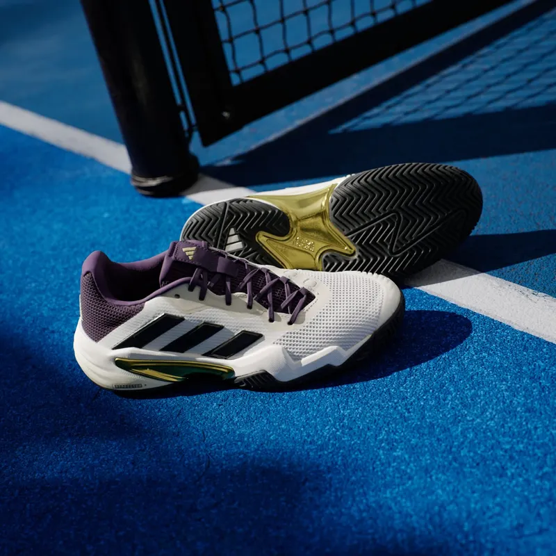adidas Barricade 13 Core White Core Black Aurora Plum (JR1499)
