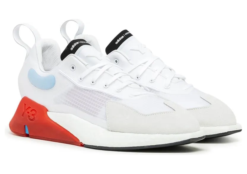 adidas Y-3 Orisan Core White / Red / Signal Cyan (FX1411)