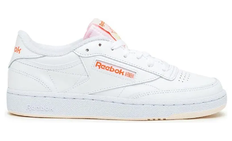 Reebok Club C 85 White Orange Flare (FY5163)
