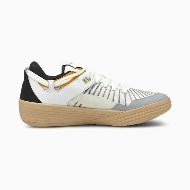 Puma x KUZMA Clyde All-Pro basketbalschoenen Wit/Beige (194835-01)