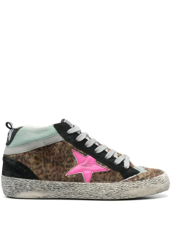 Golden Goose Mid Star Double Quarter sneakers – Bruin (GWF00123F003127)