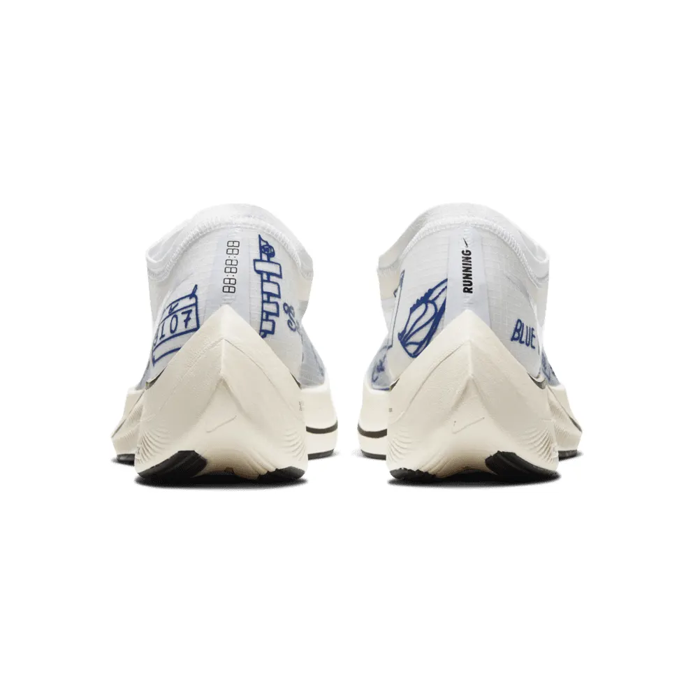 Nike ZoomX VaporFly Next% Blue Ribbon Sports White/Team Royal-Orange Peel-White (CU4844-100)