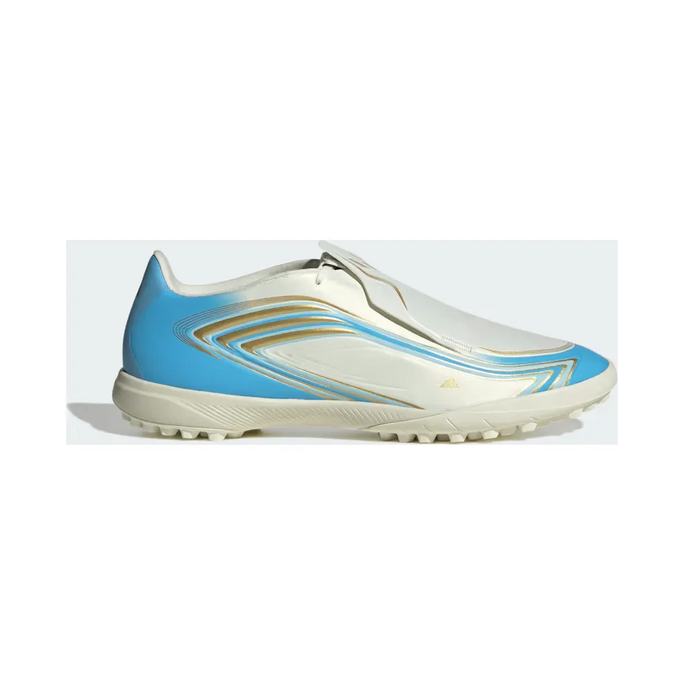 adidas F50 Messi League Turf Football “Ivory / Semi Blue Burst / Icey Blue” (IH1903)