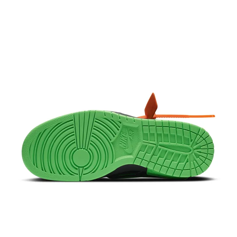 Nike Air Rubber Dunk Off-White Green Strike Black/White-Green Strike (CU6015-001)