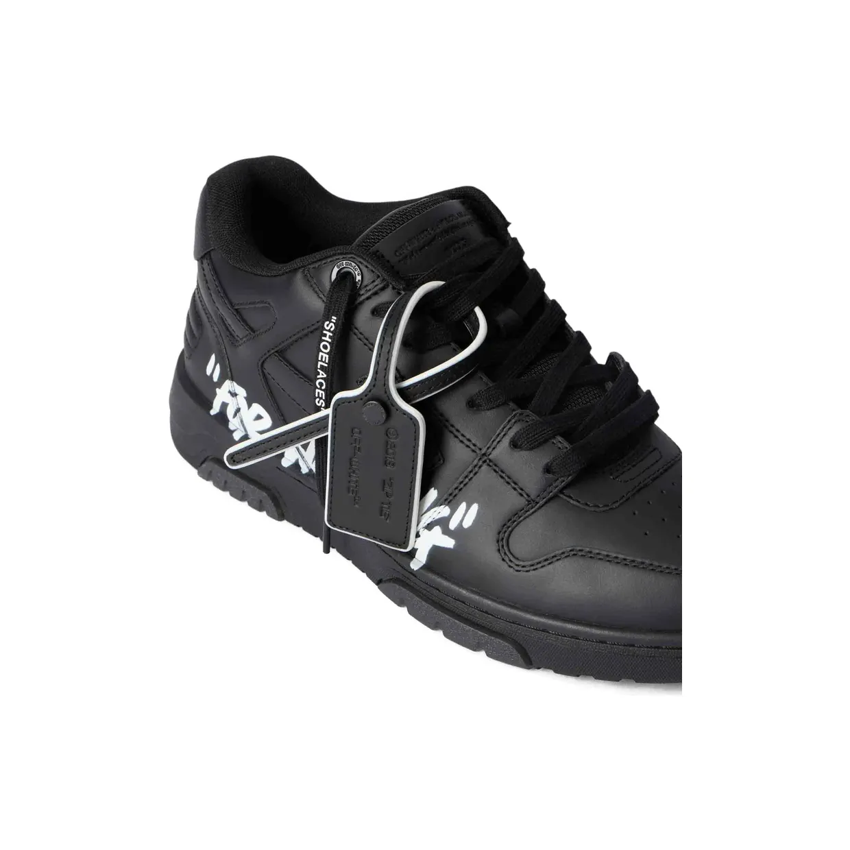 Off-white Lettering-print Tag “Black/White” (M189C9L01A BLKWH) (2)