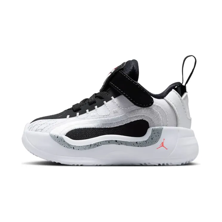 Jordan Luka 4 White Cement “White / Black / Wolf Grey / Bright Crimson” (HJ5227-101)