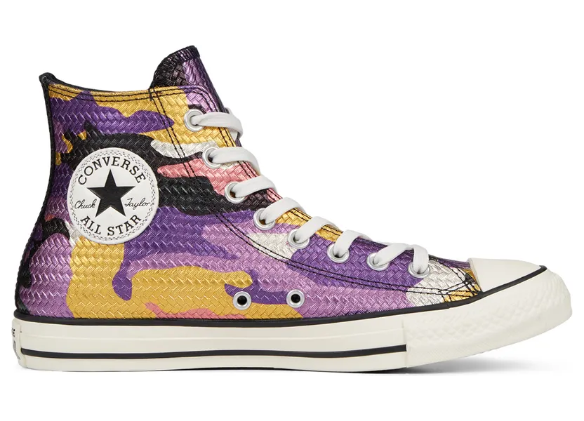 Converse Chuck Taylor All Star Metallic Camo High Top Multi/black/egret (165822C)