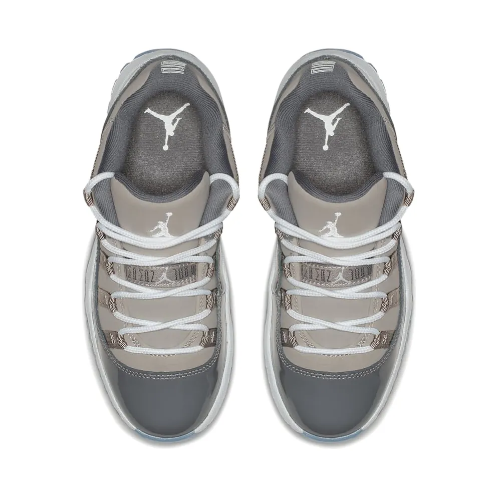 Jordan 11 Retro Low Cool Grey (PS) Medium Grey/White-Gunsmoke (505835-003)