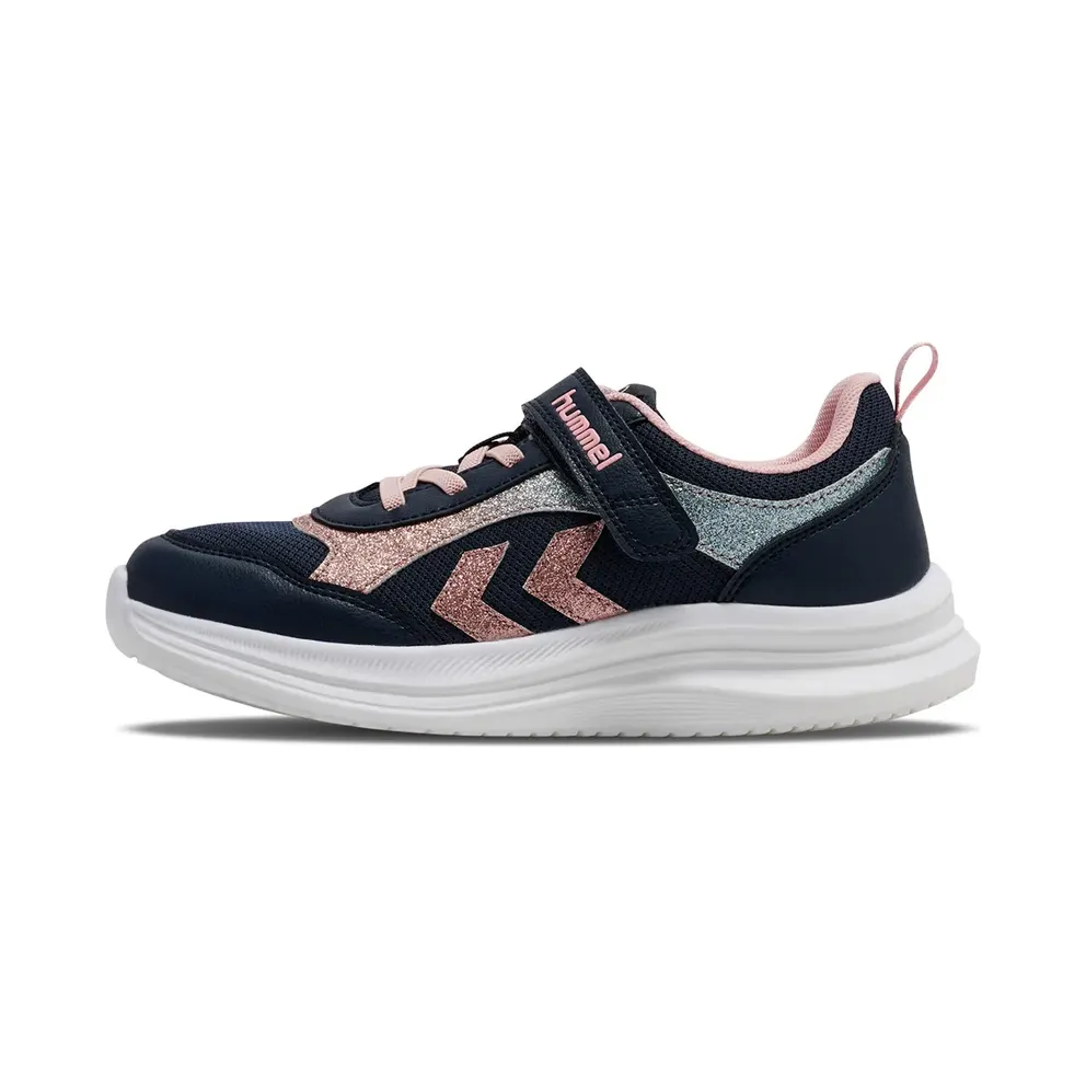 Hummel sneaker Marine / Kastanjebruin / Light Green / Poederroze (236185-1017)