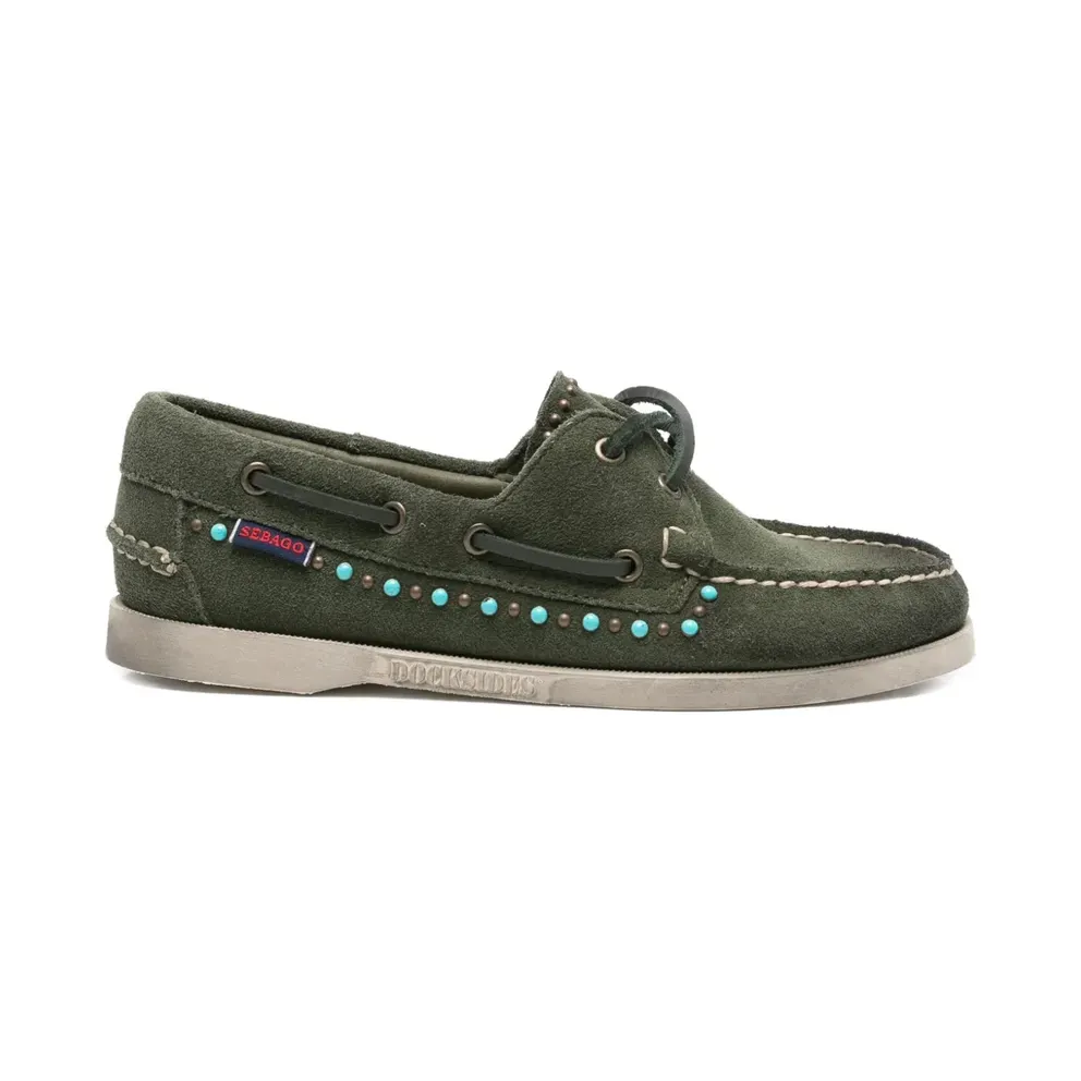 Sebago Loafer aus Wildleder – Green (75112XW)