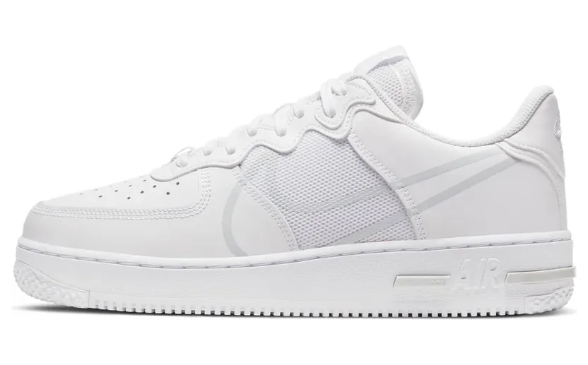 Nike Air Force 1 React White – “White / Pure Platinum” (CT1020-101)